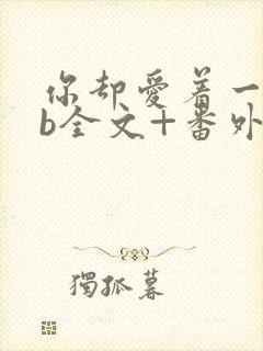 你却爱着一个sb全文+番外无删减在线阅读