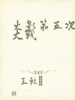 火影第五次忍界大战