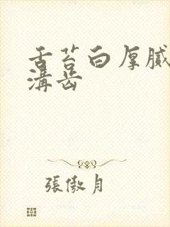 舌苔白厚腻中有沟齿