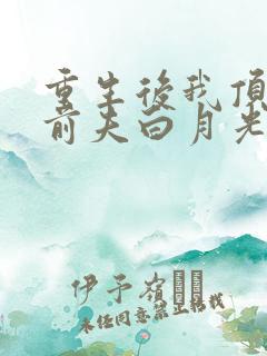 重生后我顶替了前夫白月光九九月