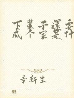 下辈子还要和你成个家是什么歌