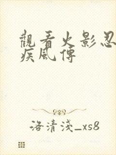 观看火影忍者 疾风传