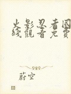 火影忍者国语在线观看免费