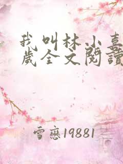 我叫林小喜17岁全文阅读