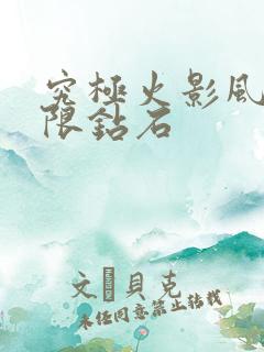 究极火影风暴无限钻石