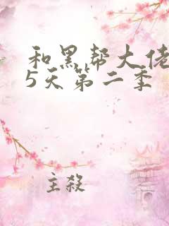 和黑帮大佬365天第二季