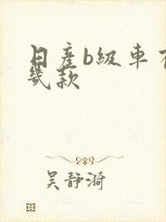 日产b级车有哪几款