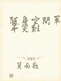 随身空间军婚三年灾难