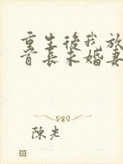 重生后我放弃了首长未婚妻