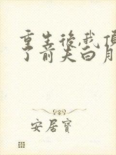 重生后,我顶替了前夫白月光