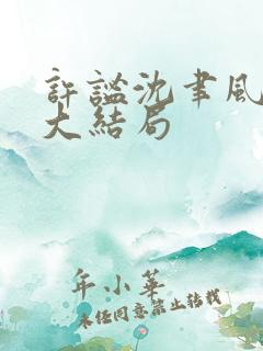 许谧沈聿风小说大结局