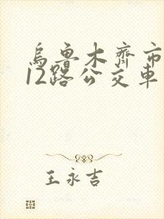 乌鲁木齐市d012路公交车路线