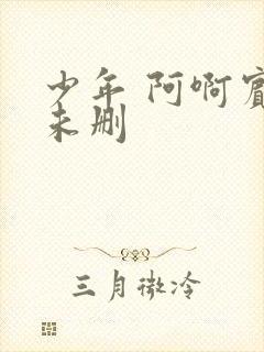 少年 阿啊宾文未删