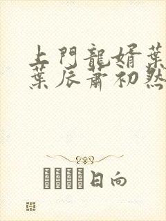 上门龙婿叶辰(叶辰萧初然)