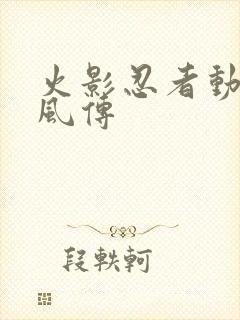 火影忍者动漫疾风传