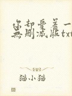 你却爱着一个他无删减版txt