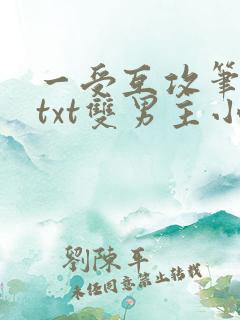 一受互攻笔趣阁txt双男主小说