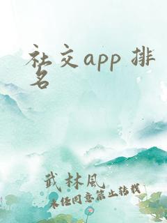 社交app 排名