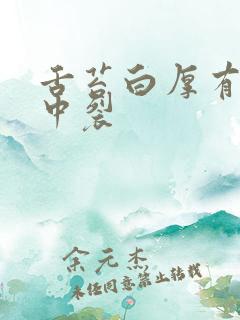 舌苔白厚有齿痕中裂