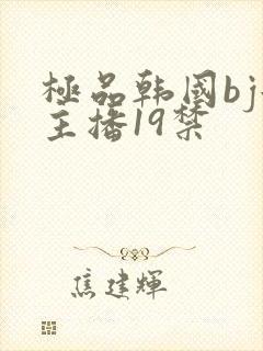 极品韩国bj女主播19禁