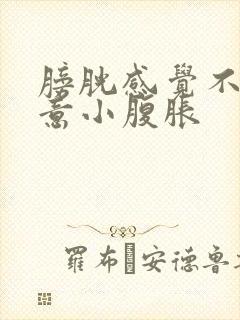 膀胱感觉不到尿意小腹胀