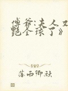 傅爷:夫人又惊艳全球了》