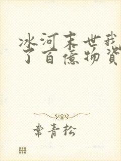 冰河末世我囤积了百亿物资完整版