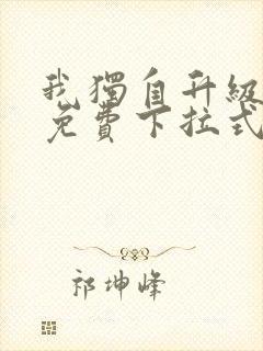 我独自升级漫画免费下拉式漫画网