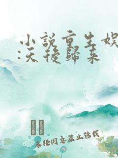 小说重生娱乐圈:天后归来