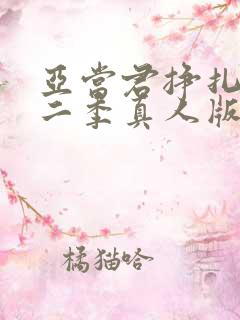 亚当君挣扎吧第二季真人版