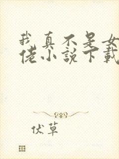 我真不是女装大佬小说下载