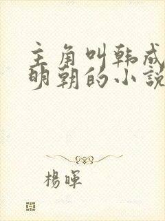 主角叫韩成穿越明朝的小说