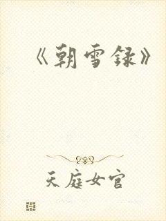 《朝雪录》续集