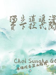 独步逍遥漫画免费下拉式阅读