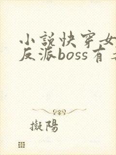 小说快穿女配之反派boss有毒