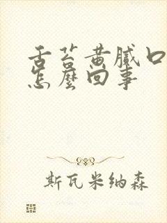 舌苔黄腻口苦是怎么回事