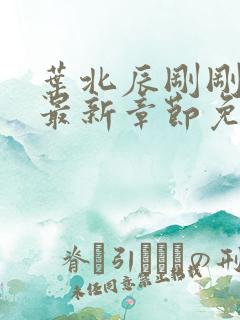 叶北辰刚刚更新最新章节免费阅读