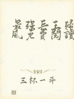 最强兵王归来萧风免费阅读