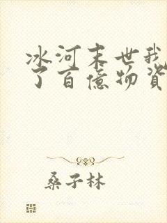 冰河末世我囤积了百亿物资短剧