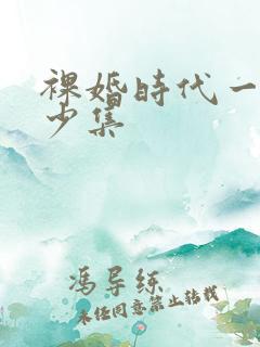 裸婚时代一共多少集