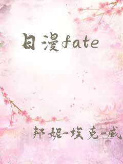 日漫fate