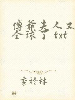 傅爷夫人又惊艳全球了 txt