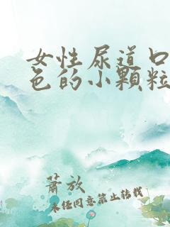 女性尿道口长白色的小颗粒