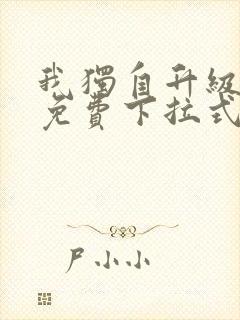 我独自升级漫画免费下拉式土豪漫画