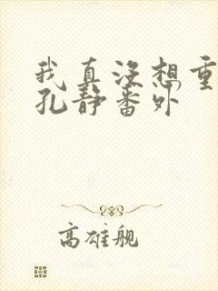 我真没想重生啊孔静番外