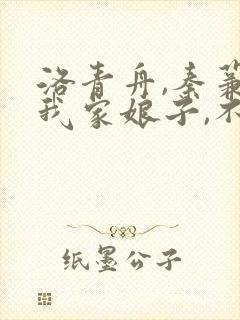 洛青舟,秦蒹葭我家娘子,不对劲