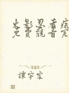 火影忍者疾风传免费观看完整版高清