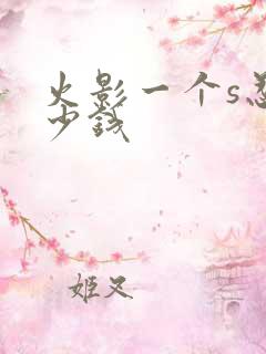 火影一个s忍多少钱