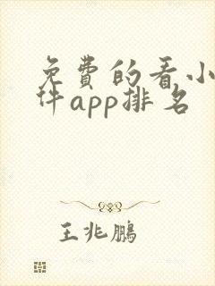 免费的看小说软件app排名