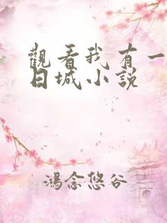 观看我有一座末日城小说